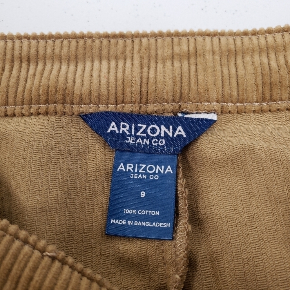 Arizona Jeans Tan Corduroy Skirt Womens Size 9 - Picture 3 of 3